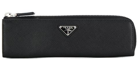 prada pencil case|prada zipper pouch.